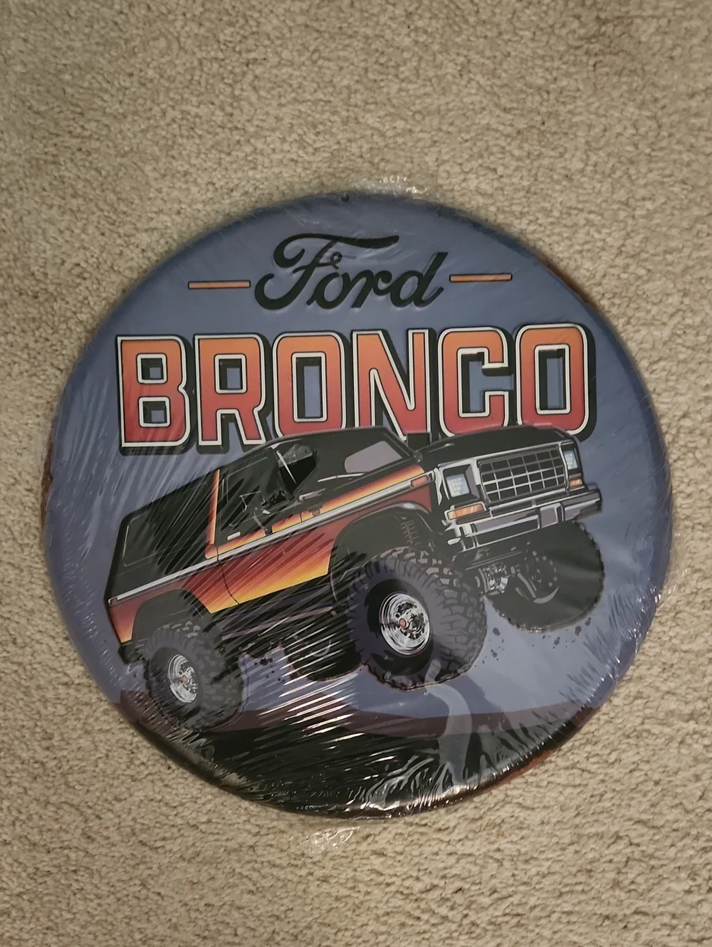 Metal Ford Bronco Sign Decor New 12 Inches